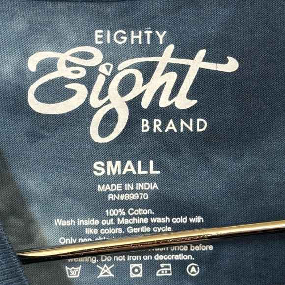 Eighty Eight Anti Social Tie Dye Long Sleeve Streetwear Skate Men’s S T-Shirt - Picture 4 of 4